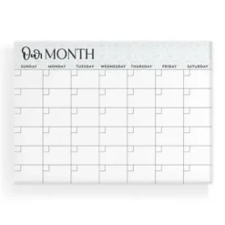 Wall Storage-Kirkland's Home Our Month Acrylic Dry Erase Board White
