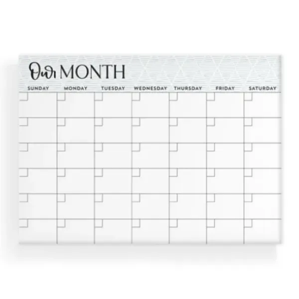 Wall Storage-Kirkland's Home Our Month Acrylic Dry Erase Board White