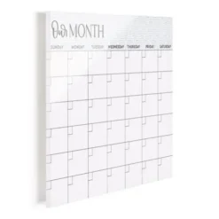 Wall Storage-Kirkland's Home Our Month Acrylic Dry Erase Board White