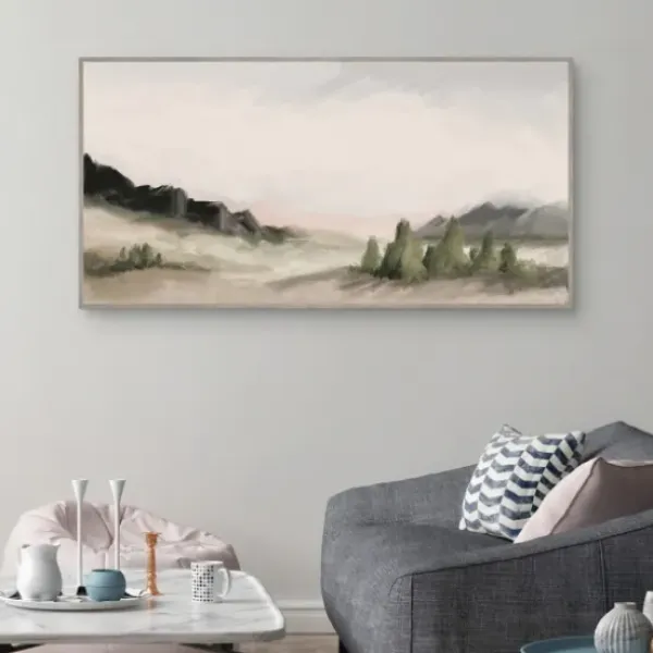 Framed Art-Kirkland's Home Out West Landscape Framed Wall Art Gray/Black/Green
