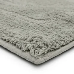 Bathroom Rugs-Kirkland's Home Oval French Crochet Bath Mat Blue