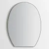 Decorative Mirrors-Kirkland's Home Oval Shape Raw Edge Arched Wall Mirror