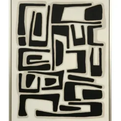Canvas Art-Kirkland's Home Overnight Framed Canvas Art Print Ivory/Black