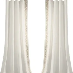 Curtains & Drapes-Kirkland's Home Oxford Navy Thermal Curtain Panel Set, 108 In. Blue