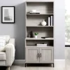 Bookshelves-Kirkland's Home Pale Wooden Willow Storage Bookcase