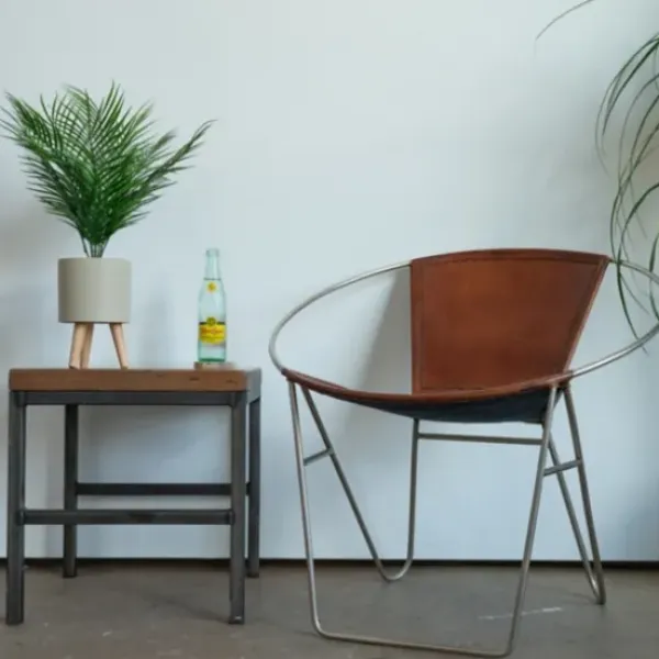Arrangements & Greenery-Kirkland's Home Palm Arrangement In Tan Footed Pot Green/Tan