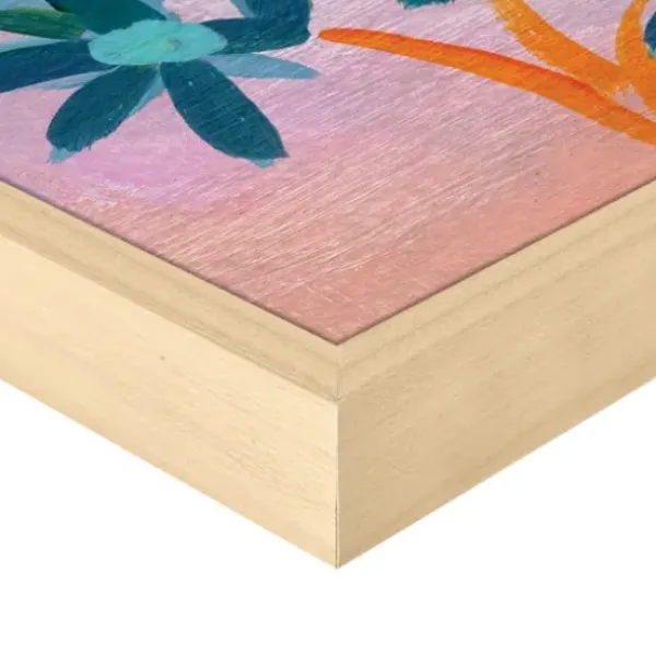 Framed Art-Kirkland's Home Palm Heavan Framed Canvas Art Print Multi
