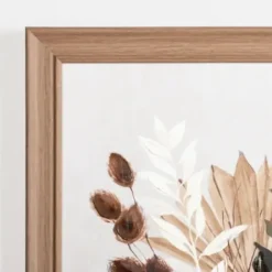 Framed Art-Kirkland's Home Pampas Bouquet I Framed Art Print White/Multi