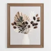Framed Art-Kirkland's Home Pampas Bouquet Ii Framed Art Print White/Multi