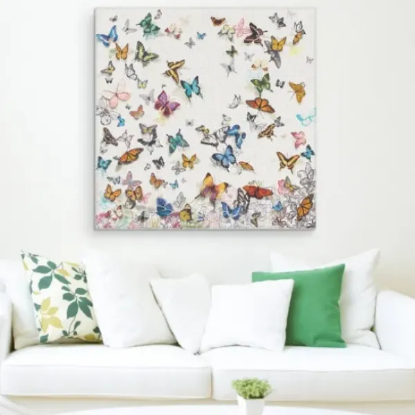 Canvas Art-Kirkland's Home Papillon Canvas Art Print Multi