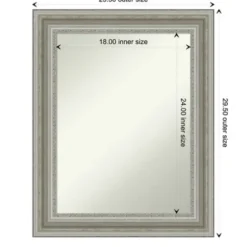 Decorative Mirrors-Kirkland's Home Parlor Silver Framed Wall Mirror