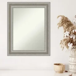 Decorative Mirrors-Kirkland's Home Parlor Silver Framed Wall Mirror