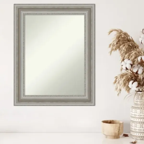 Decorative Mirrors-Kirkland's Home Parlor Silver Framed Wall Mirror