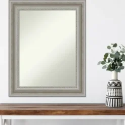 Decorative Mirrors-Kirkland's Home Parlor Silver Framed Wall Mirror