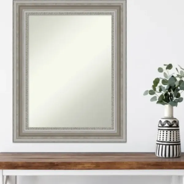 Decorative Mirrors-Kirkland's Home Parlor Silver Framed Wall Mirror