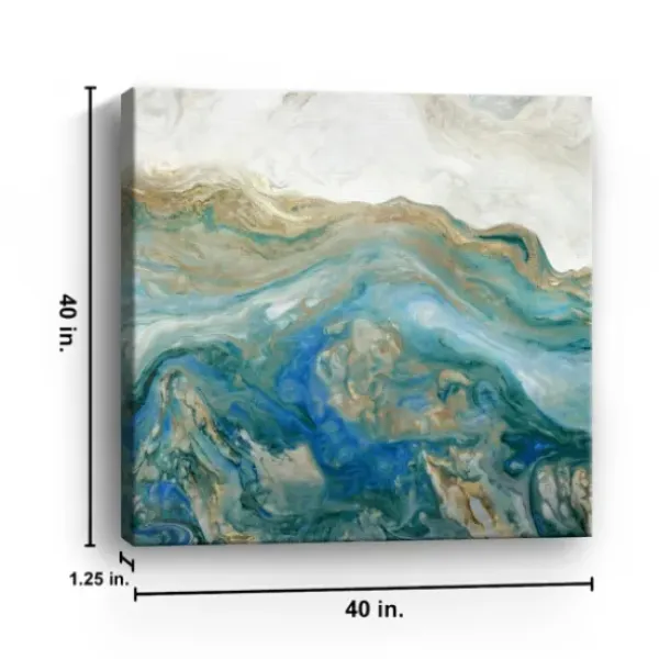 Canvas Art-Kirkland's Home Passage I Giclee Canvas Art Print Blue