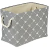 Baskets & Boxes-Kirkland's Home Paw Trellis Rectangle Basket, 17.5 In. Gray