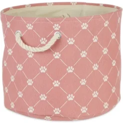 Baskets & Boxes-Kirkland's Home Paw Trellis Rectangle Basket, 16 In. Black