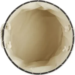 Baskets & Boxes-Kirkland's Home Paw Trellis Round Basket, 15 In. Black