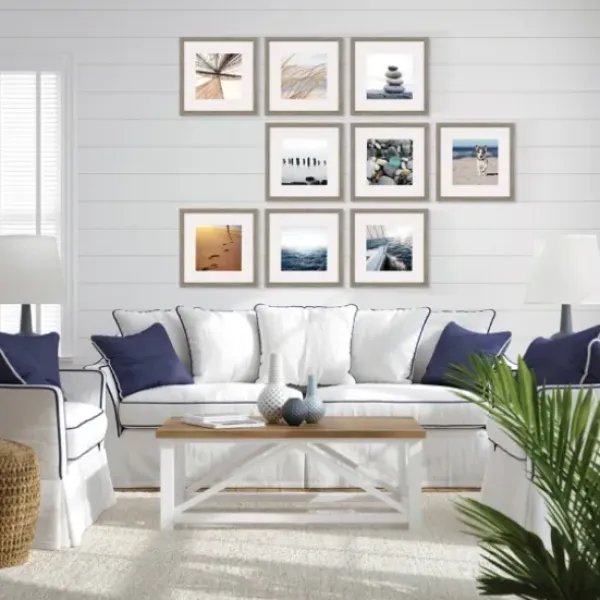 Gallery Wall Frames-Kirkland's Home 9-Pc. Gallery Wall Picture Frame Set, 8X8 Gray