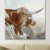 Canvas Art-Kirkland's Home Peaceful Easy Feeling Giclee Canvas Art Print Brown/White