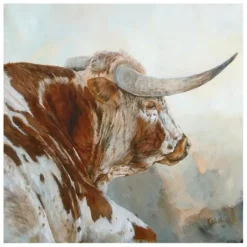 Canvas Art-Kirkland's Home Peaceful Easy Feeling Giclee Canvas Art Print Brown/White