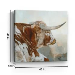 Canvas Art-Kirkland's Home Peaceful Easy Feeling Giclee Canvas Art Print Brown/White