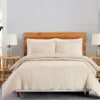 Duvets-Kirkland's Home Peach Textured 3-Pc. King Duvet Set Tan
