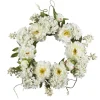 Wreaths-Kirkland's Home Peony And Hydrangea Wreath White
