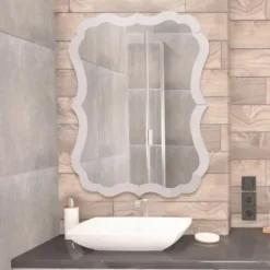 Decorative Mirrors-Kirkland's Home Perfect Symmetry Scalloped Mirror