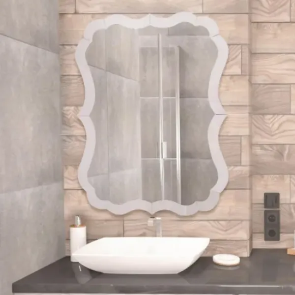 Decorative Mirrors-Kirkland's Home Perfect Symmetry Scalloped Mirror