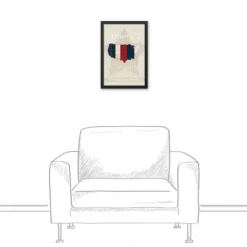 Wall Quotes & Signs-Kirkland's Home Personalized America The Beautiful Canvas Print Tan/Red/Blue