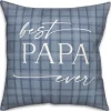 Pillows-Kirkland's Home Personalized Best Ever Indoor/Outdoor Pillow Blue