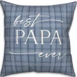 Pillows-Kirkland's Home Personalized Best Ever Indoor/Outdoor Pillow Blue