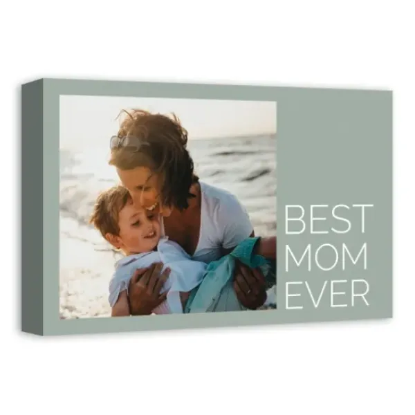 Wall Quotes & Signs-Kirkland's Home Personalized Best Mom Ever Canvas Art Print Green