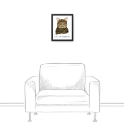 Wall Quotes & Signs-Kirkland's Home Personalized Brown Tabby Cat Canvas Wall Plaque Brown/White