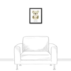 Wall Quotes & Signs-Kirkland's Home Personalized Bulldog Canvas Wall Plaque Tan/White