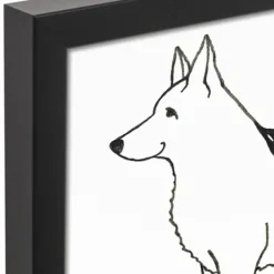 Wall Quotes & Signs-Kirkland's Home Personalized German Shepard Framed Wall Plaque Black/White