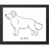 Wall Quotes & Signs-Kirkland's Home Personalized Golden Doodle Framed Wall Plaque Black/White