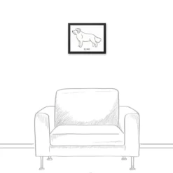 Wall Quotes & Signs-Kirkland's Home Personalized Golden Doodle Framed Wall Plaque Black/White