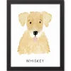 Wall Quotes & Signs-Kirkland's Home Personalized Golden Retriever Canvas Wall Plaque Tan/White