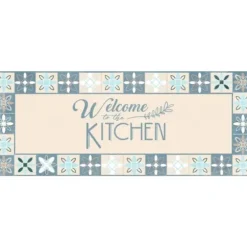 Kitchen & Floor Mats-Kirkland's Home Personalized Gray Bone Apetit Kitchen Mat Gray/White
