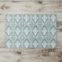 Kitchen & Floor Mats-Kirkland's Home Personalized Gray Kitchen Dance Kitchen Mat Gray/White