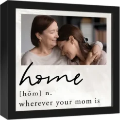 Wall Quotes & Signs-Kirkland's Home Personalized Home Definition Photo Framed Print Ivory/Black