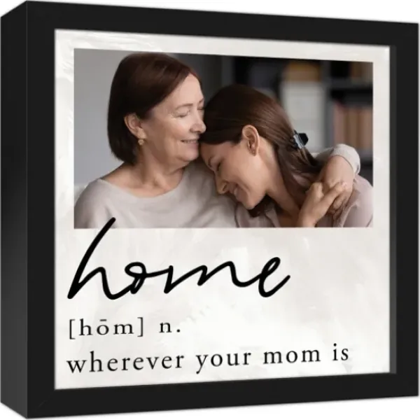 Wall Quotes & Signs-Kirkland's Home Personalized Home Definition Photo Framed Print Ivory/Black