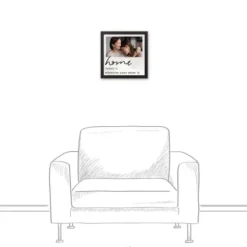 Wall Quotes & Signs-Kirkland's Home Personalized Home Definition Photo Framed Print Ivory/Black