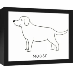 Wall Quotes & Signs-Kirkland's Home Personalized Labrador Retriever Framed Wall Plaque White/Black
