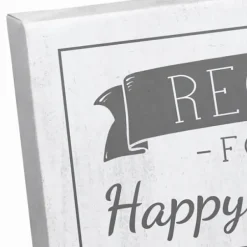 Wall Quotes & Signs-Kirkland's Home Personalized Marriage Recipe Canvas Wall Plaque White/Gray