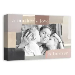 Wall Quotes & Signs-Kirkland's Home Personalized Mother'S Love Is Forever Wall Plaque Gray/Tan