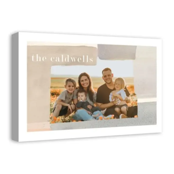 Wall Quotes & Signs-Kirkland's Home Personalized Neutral Watercolor Wall Plaque Tan/Gray/White